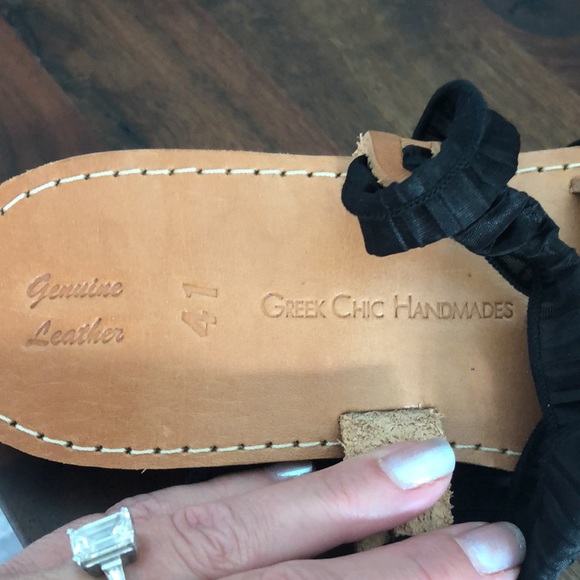 NEW Greek Chic Handmades Athena Sandal, 10 - Picture 4 of 10